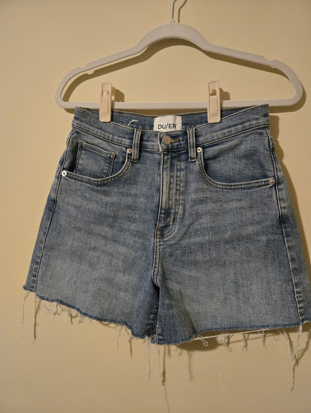 Duer Denim Distressed Shorts Size 26